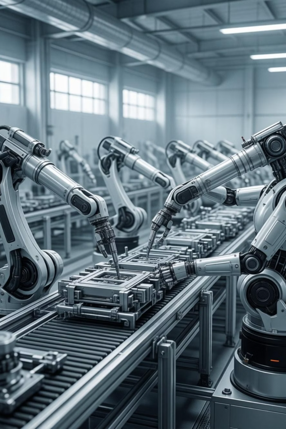 中国ロボット工場 製造ライン
